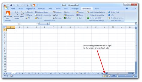 dating tabs in excel